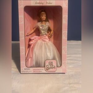 BIRTHDAY WISHES BARBIE DOLL 1998 1st IN A SERIES COLLECTOR EDITION MATTEL-NRFB